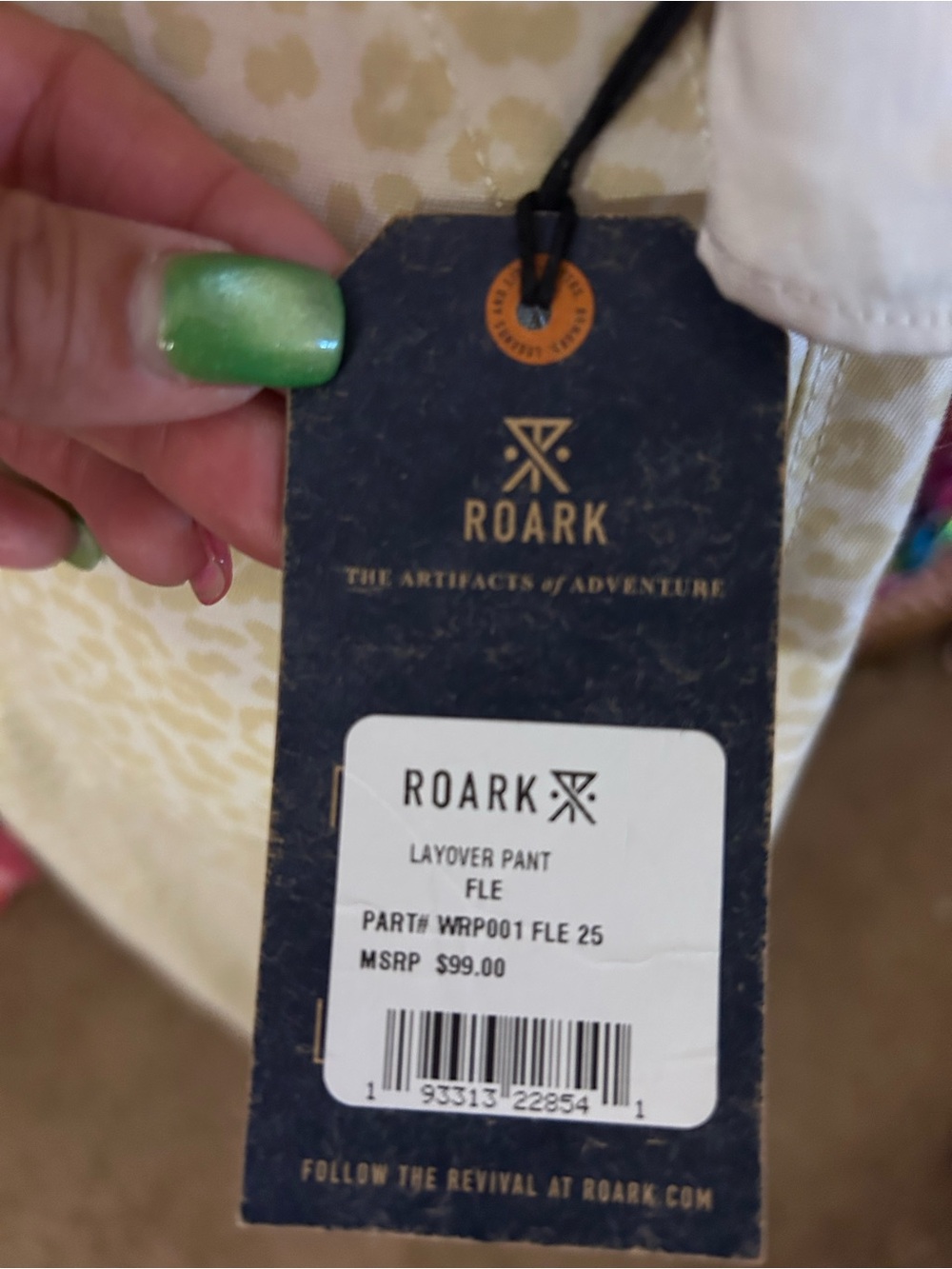 Roark Cream Button-Front pants - Picture 3 of 5